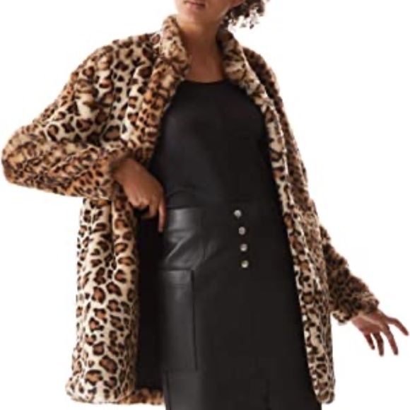 Molemsx Jackets & Blazers - NWT Molemsx Women's Luxurious Leopard Faux Fur Coat Women's Size M